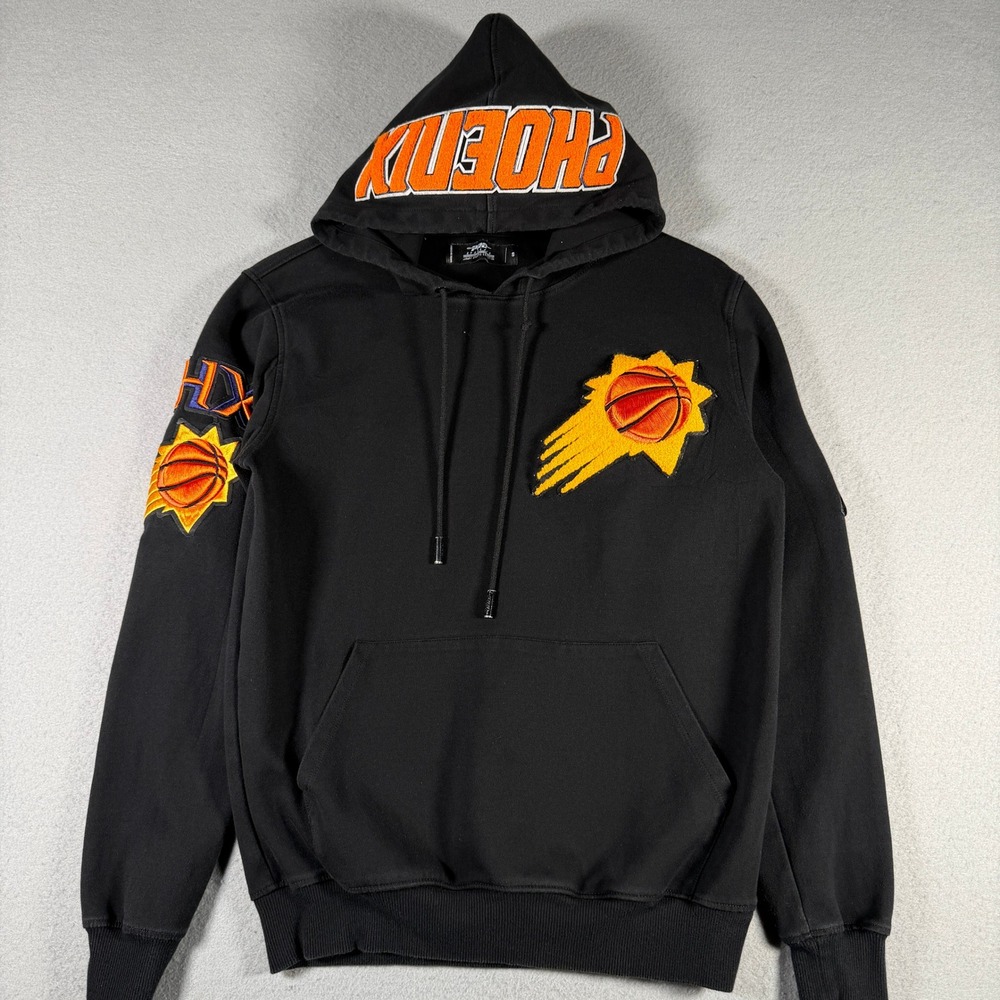 Pro Standard Phoenix Suns NBA Black Hoodie Chenille Patch Mens Small